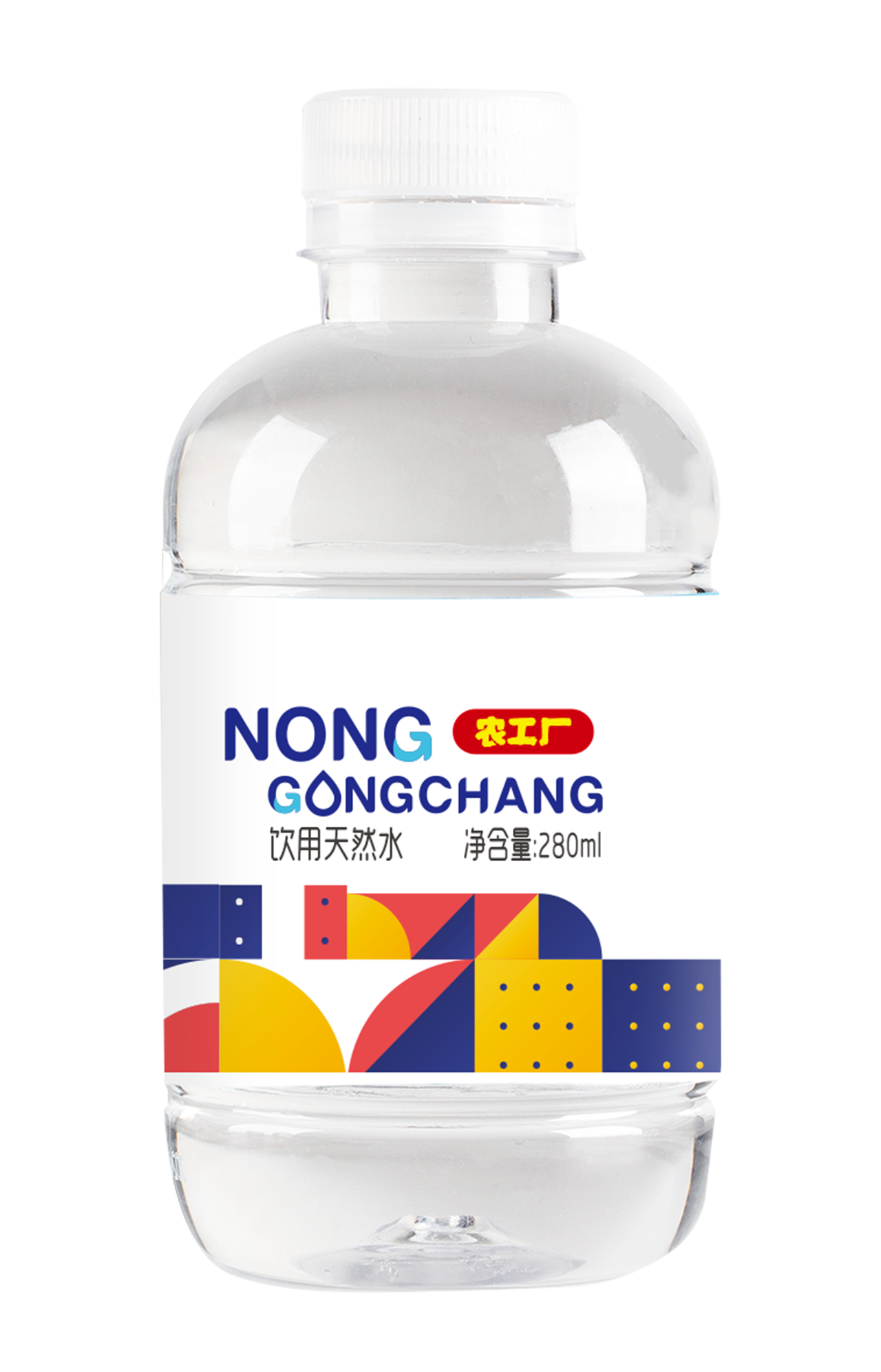 农工厂一次性包装饮用水系列-天然水280ml